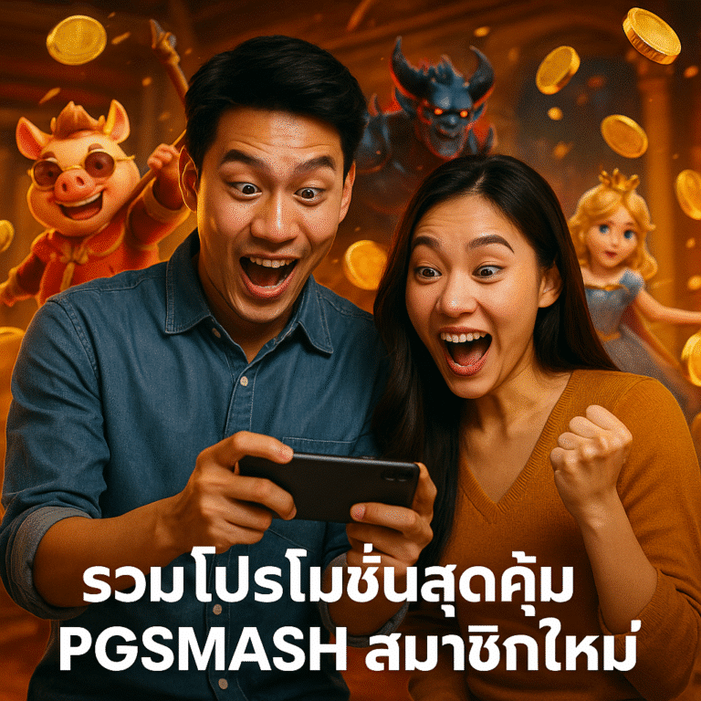 รวมโปรโมชั่นสุดคุ้ม PGSMASH สมาชิกใหม่