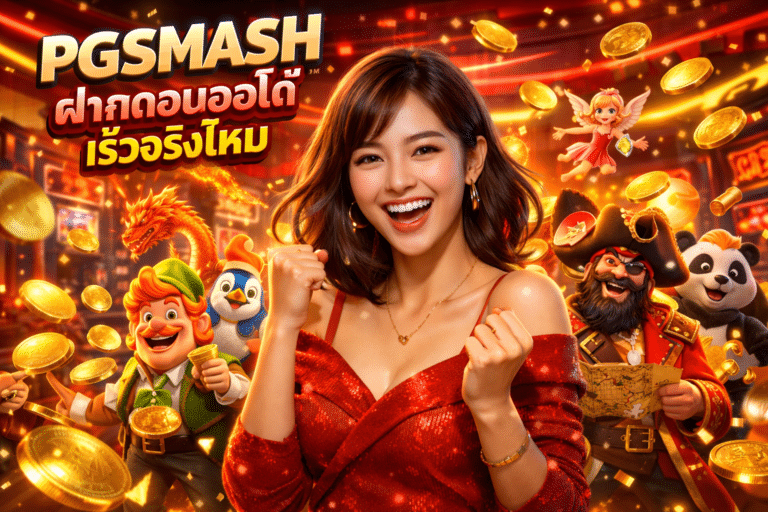 PGSMASH ฝากถอนออโต้ เร็วจริงไหม